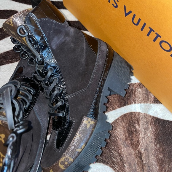 Louis Vuitton Combat & Moto Boots for Women - Poshmark